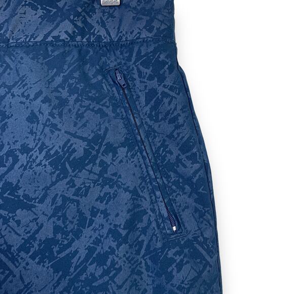 Orvis Womens Embossed Skort Size M Skirt Pull On Pockets Blue Hiking Active - Picture 3 of 8